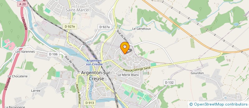 localisation de l'entreprise MONSIEUR DOMINIQUE CROUZY à ARGENTON-SUR-CREUSE