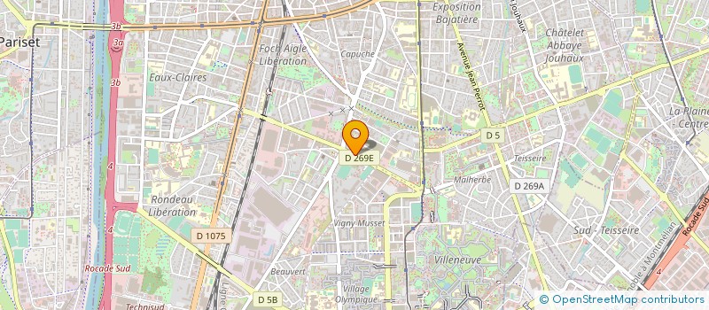 localisation de l'entreprise MONSIEUR DOMINIQUE CUENOT  GRENOBLE