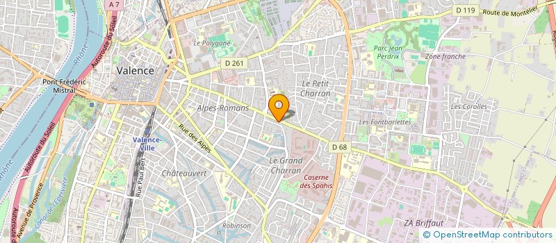 localisation de l'entreprise MONSIEUR DOMINIQUE CUNIN à VALENCE