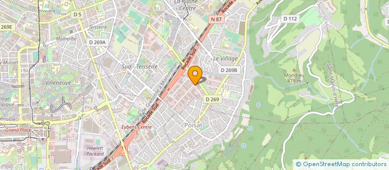 localisation de l'entreprise MONSIEUR DOMINIQUE CUSANNO  SAINT-MARTIN-D'HERES