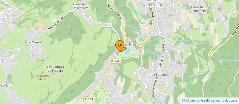 localisation de l'entreprise MONSIEUR DOMINIQUE CUSANNO à SAINT MARTIN D'URIAGE