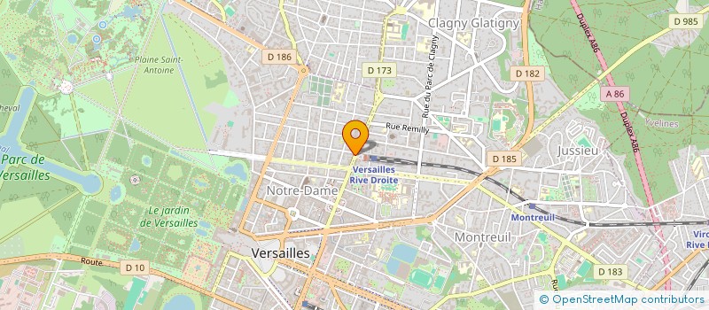 localisation de l'entreprise MONSIEUR DOMINIQUE D'ARCHIMBAUD à VERSAILLES