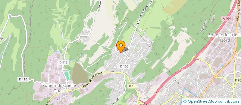 localisation de l'entreprise MONSIEUR DOMINIQUE DA CUNHA à OYONNAX