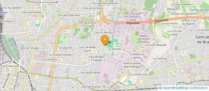 localisation de l'entreprise MONSIEUR DOMINIQUE DA SILVA à ORLEANS