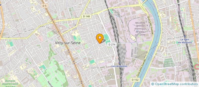 localisation de l'entreprise MONSIEUR DOMINIQUE DA SILVA  VITRY-SUR-SEINE