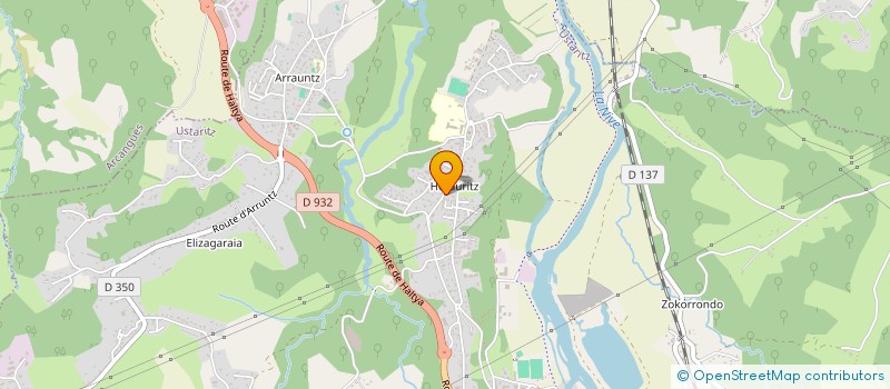 localisation de l'entreprise MONSIEUR DOMINIQUE DAGUERRE  USTARITZ