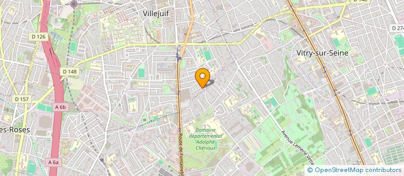 localisation de l'entreprise MONSIEUR DOMINIQUE DAGUET  VILLEJUIF