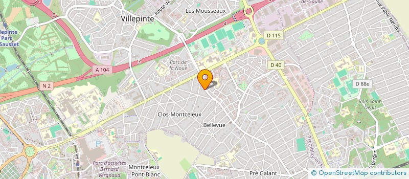 localisation de l'entreprise MONSIEUR DOMINIQUE DAHLER à VILLEPINTE