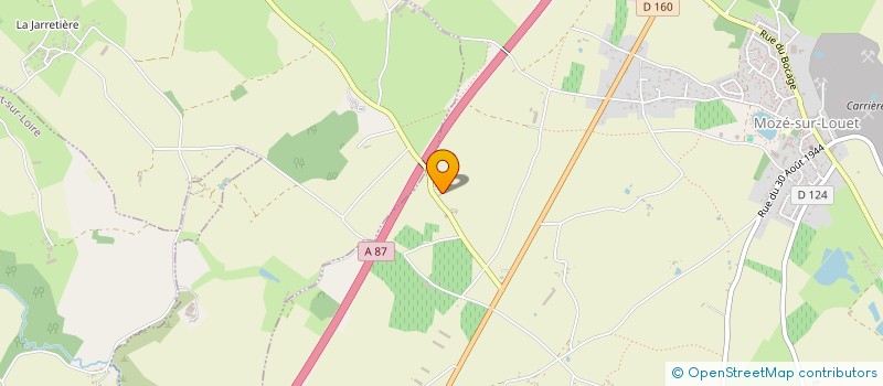 localisation de l'entreprise MONSIEUR DOMINIQUE DAILLER  MOZE-SUR-LOUET