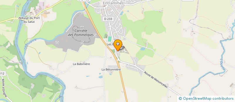 localisation de l'entreprise MONSIEUR DOMINIQUE DALIBARD  ENTRAMMES