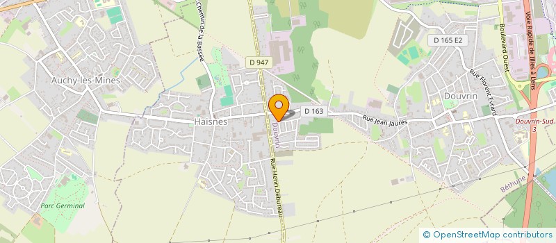 localisation de l'entreprise MONSIEUR DOMINIQUE DANES  DOUVRIN