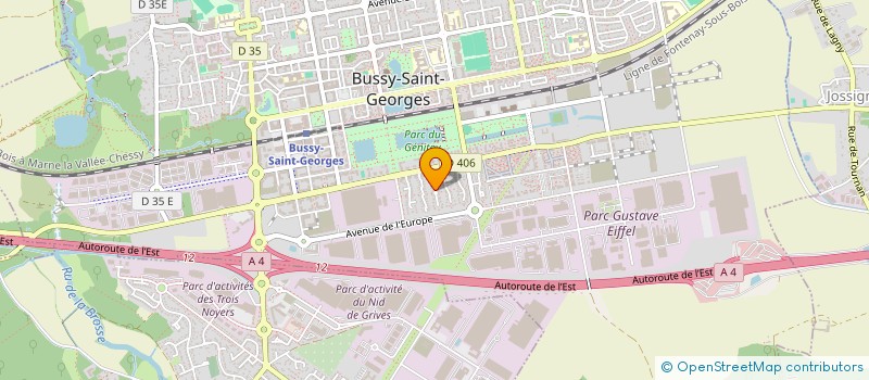 localisation de l'entreprise MONSIEUR DOMINIQUE DANG  BUSSY-SAINT-GEORGES