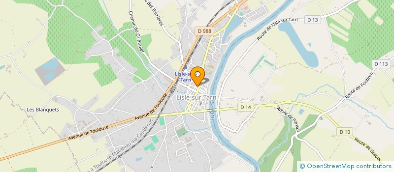 localisation de l'entreprise MONSIEUR DOMINIQUE DANIET à LISLE-SUR-TARN