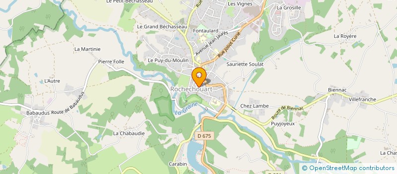 localisation de l'entreprise MONSIEUR DOMINIQUE DANNO à ROCHECHOUART