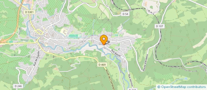 localisation de l'entreprise MONSIEUR DOMINIQUE DARBON  MESNAY