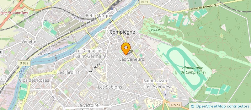 localisation de l'entreprise MONSIEUR DOMINIQUE DAUGUET  COMPIEGNE