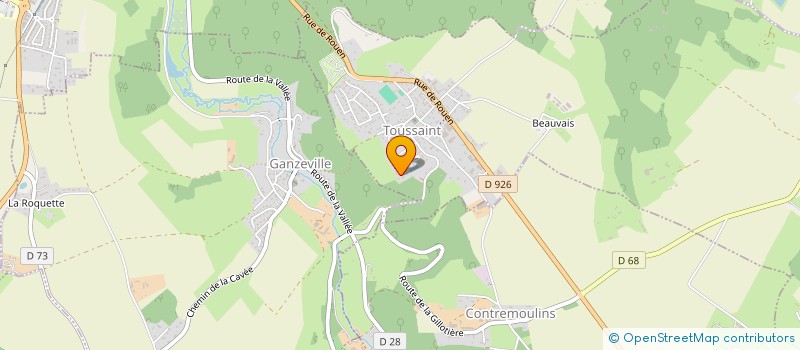 localisation de l'entreprise MONSIEUR DOMINIQUE DAUSSY  TOUSSAINT