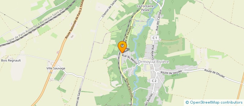 localisation de l'entreprise MONSIEUR DOMINIQUE DAUVERT à ORMOY-LA-RIVIERE