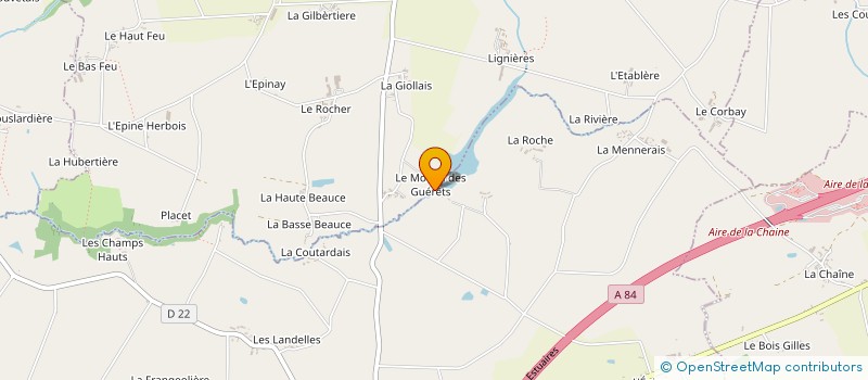 localisation de l'entreprise MONSIEUR DOMINIQUE DAVENNE à SAINT-HILAIRE-DES-LANDES