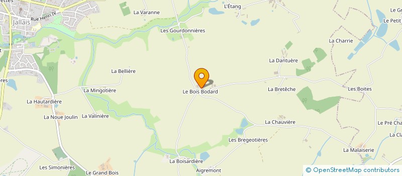 localisation de l'entreprise MONSIEUR DOMINIQUE DAVID  BEAUPREAU-EN-MAUGES