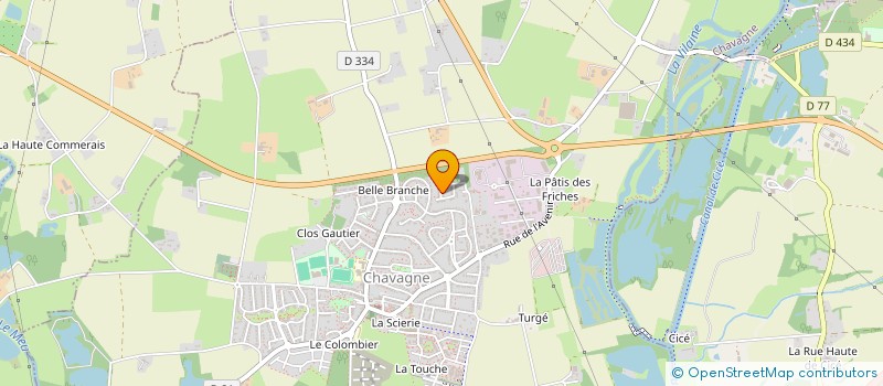 localisation de l'entreprise MONSIEUR DOMINIQUE DAVID  MORDELLES