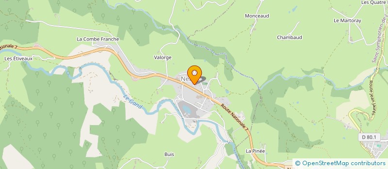 localisation de l'entreprise MONSIEUR DOMINIQUE DAVID  NEAUX