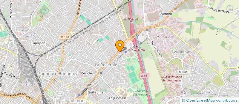 localisation de l'entreprise MONSIEUR DOMINIQUE DE CARVALHO FARIA  TOULOUSE