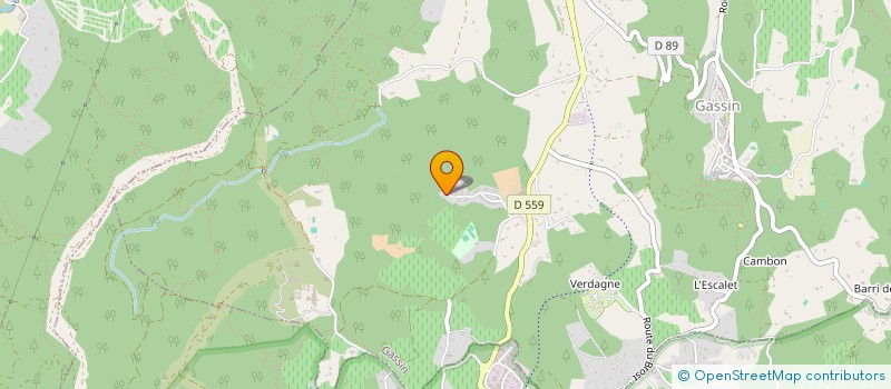 localisation de l'entreprise MONSIEUR DOMINIQUE DE LUCA  GASSIN