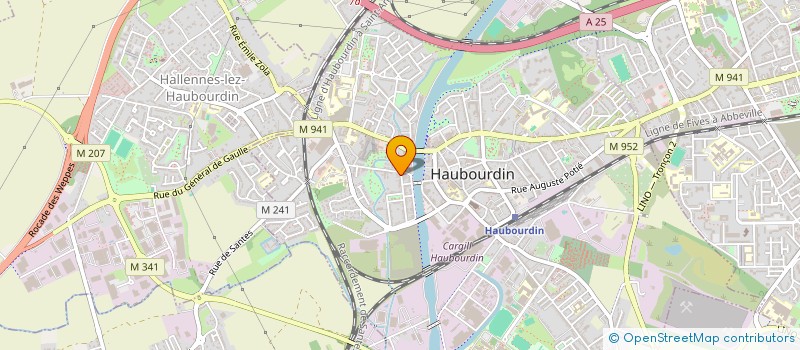 localisation de l'entreprise MONSIEUR DOMINIQUE DE MUER  HAUBOURDIN