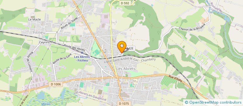 localisation de l'entreprise MONSIEUR DOMINIQUE DE NOTARIS à LES ABRETS EN DAUPHINE