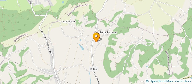 localisation de l'entreprise MONSIEUR DOMINIQUE DE TAXIS DU POET à SAINT-JEAN-DE-BOURNAY