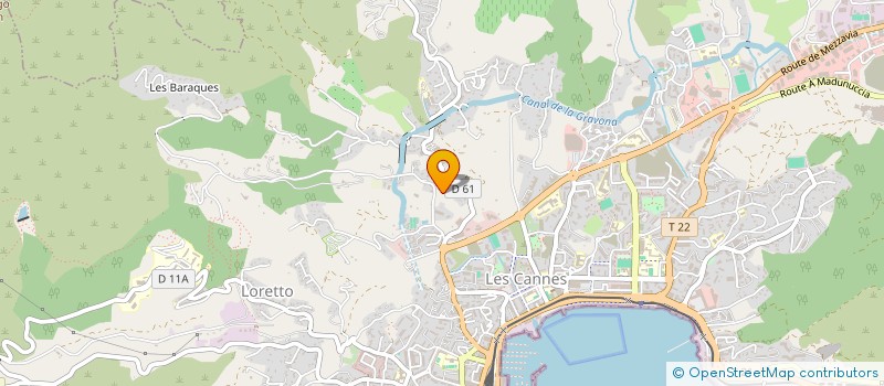 localisation de l'entreprise MONSIEUR DOMINIQUE DEBENE à AJACCIO