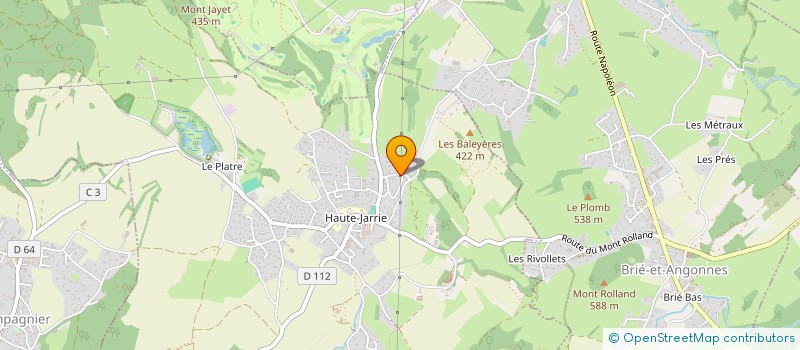 localisation de l'entreprise MONSIEUR DOMINIQUE DEBORDES à JARRIE