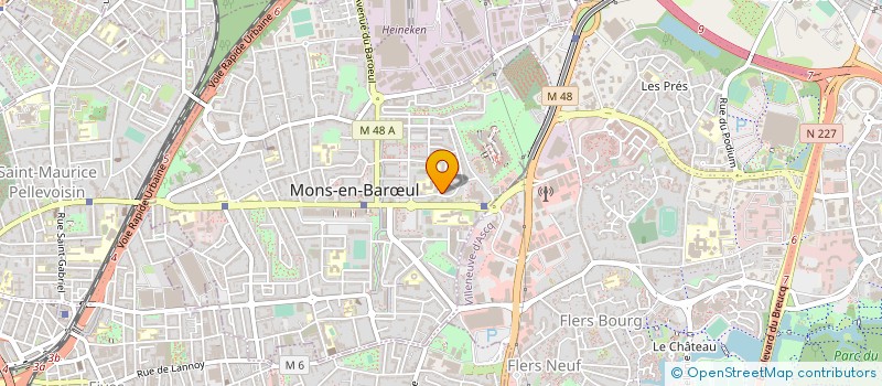 localisation de l'entreprise MONSIEUR DOMINIQUE DEBUSY  MONS-EN-BARUL