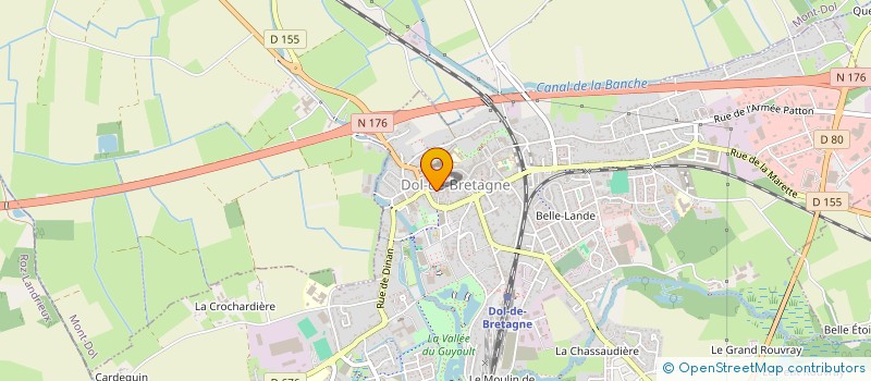 localisation de l'entreprise MONSIEUR DOMINIQUE DECORET  DOL-DE-BRETAGNE