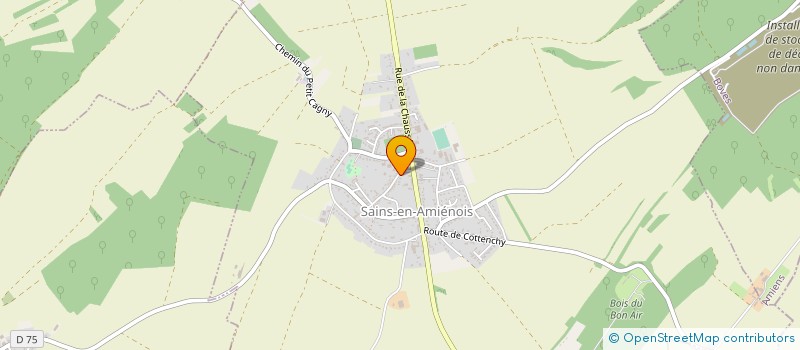 localisation de l'entreprise MONSIEUR DOMINIQUE DEFERT  SAINS-EN-AMIENOIS