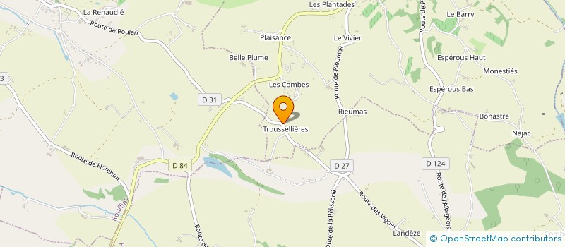 localisation de l'entreprise MONSIEUR DOMINIQUE DEFLORENNE à CARLUS