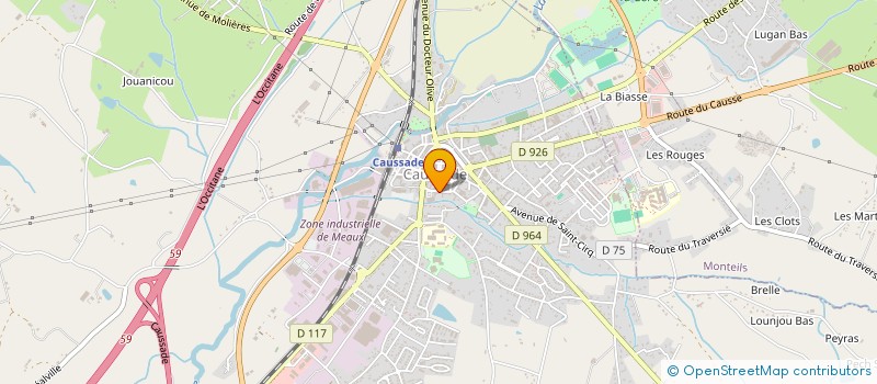 localisation de l'entreprise MONSIEUR DOMINIQUE DEFOSSE à CAUSSADE