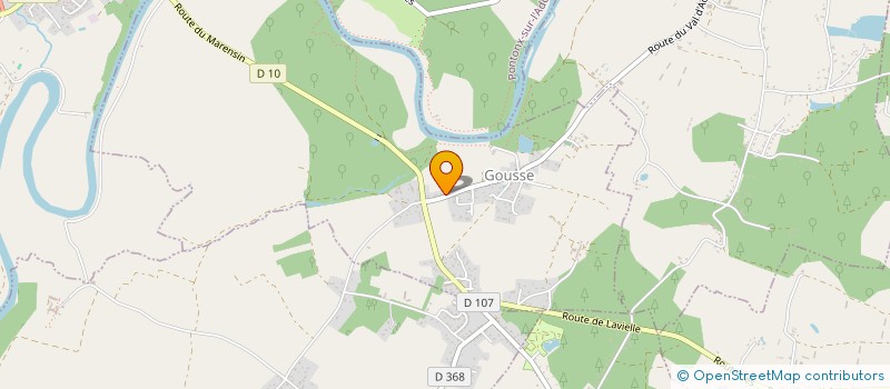 localisation de l'entreprise MONSIEUR DOMINIQUE DEGERT  GOUSSE