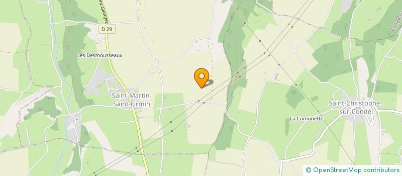 localisation de l'entreprise MONSIEUR DOMINIQUE DEGLOS  ST-CHRISTOPHE-SUR-CONDE