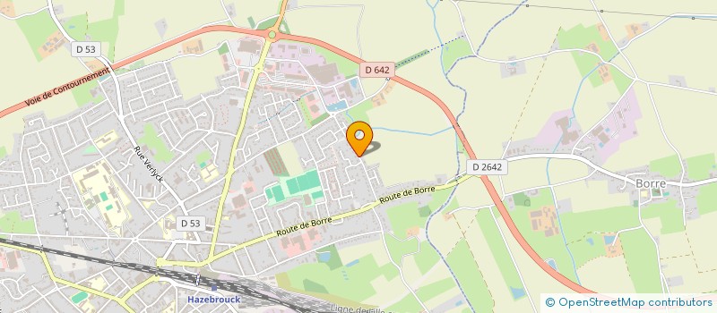 localisation de l'entreprise MONSIEUR DOMINIQUE DEGRAVE à HAZEBROUCK