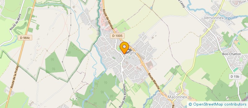 localisation de l'entreprise MONSIEUR DOMINIQUE DEHANT  CESSY