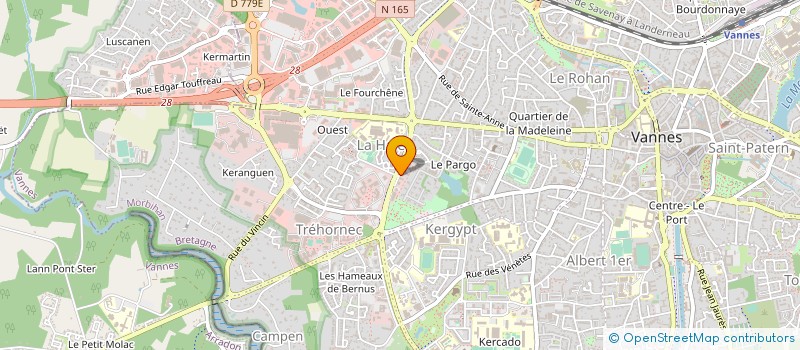 localisation de l'entreprise MONSIEUR DOMINIQUE DELABIE à VANNES