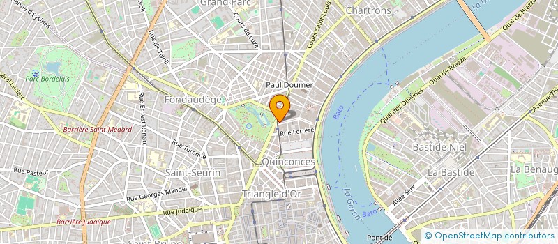 localisation de l'entreprise MONSIEUR DOMINIQUE DELABY  BORDEAUX