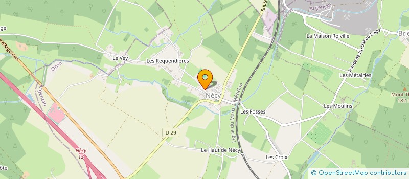 localisation de l'entreprise MONSIEUR DOMINIQUE DELANOE à NECY