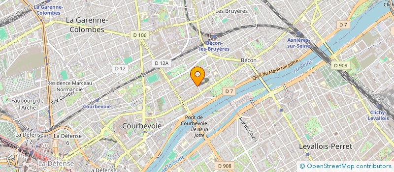 localisation de l'entreprise MONSIEUR DOMINIQUE DELAPORTE à COURBEVOIE
