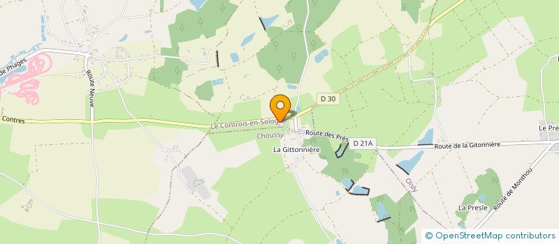 localisation de l'entreprise MONSIEUR DOMINIQUE DELAUNAY  LE CONTROIS-EN-SOLOGNE