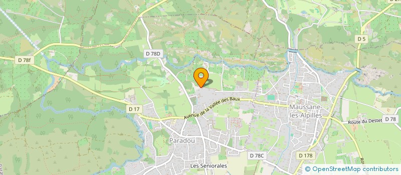 localisation de l'entreprise MONSIEUR DOMINIQUE DELORME  PARADOU