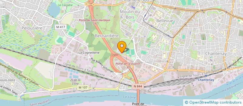 localisation de l'entreprise MONSIEUR DOMINIQUE DELORME  ST-HERBLAIN