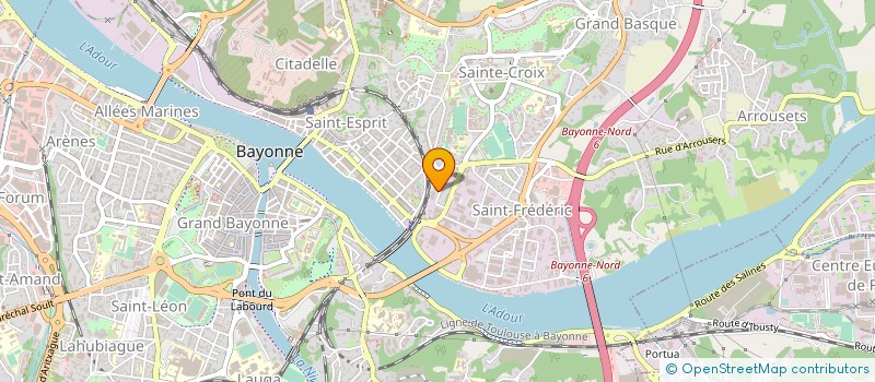 localisation de l'entreprise MONSIEUR DOMINIQUE DELORY  BAYONNE